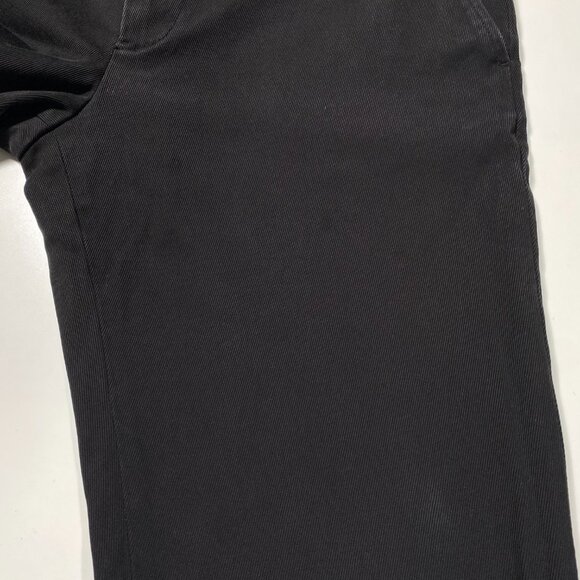 Versace Straight Leg Mid Rise Black Cotton Twill Chino Pants men's size 32x30.5 - Picture 11 of 12